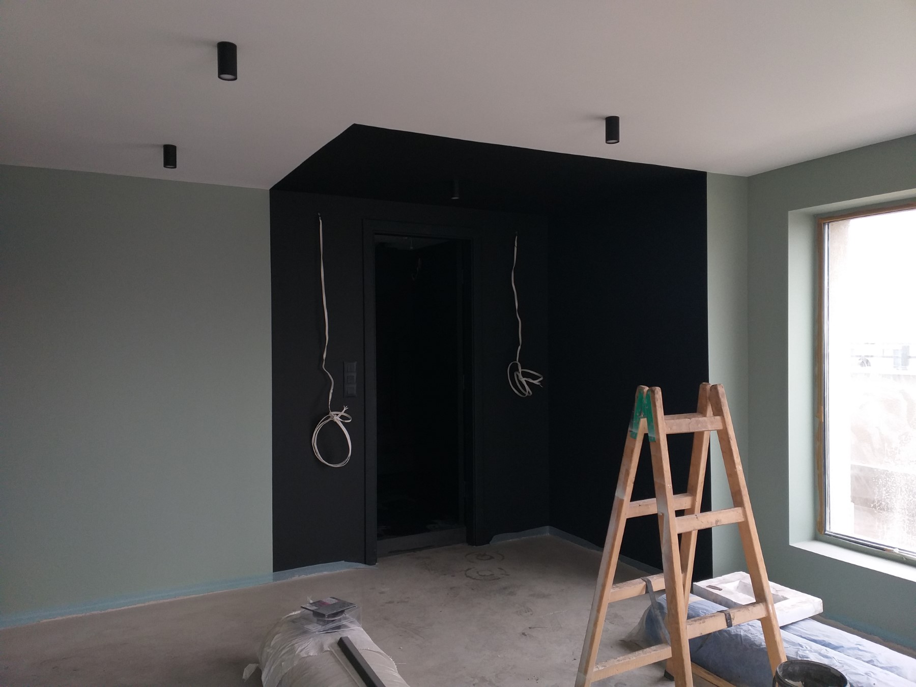 Боядисване на стени в апартамент София Надежда