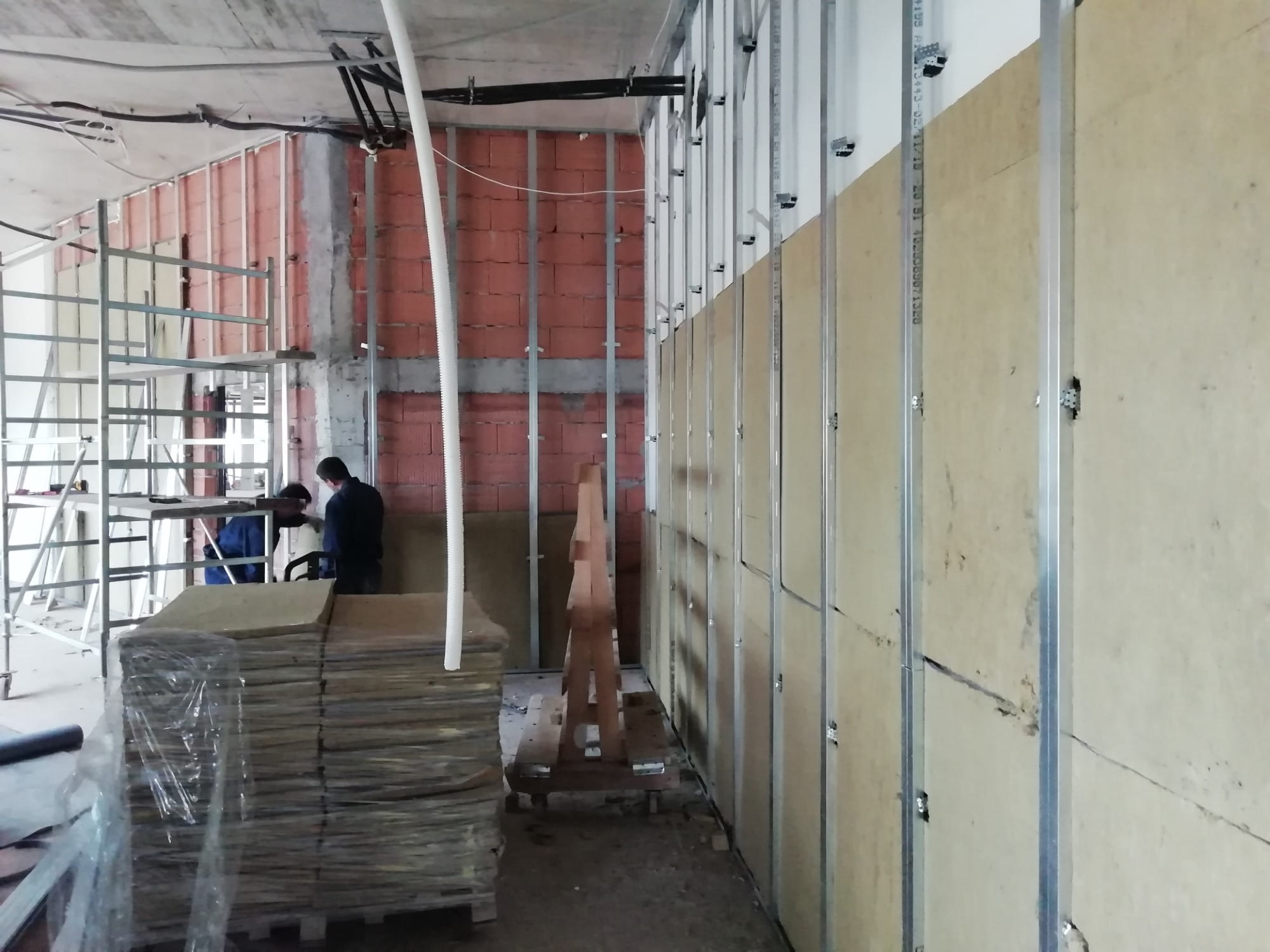 Монтаж на гипсокартон – Обект 2