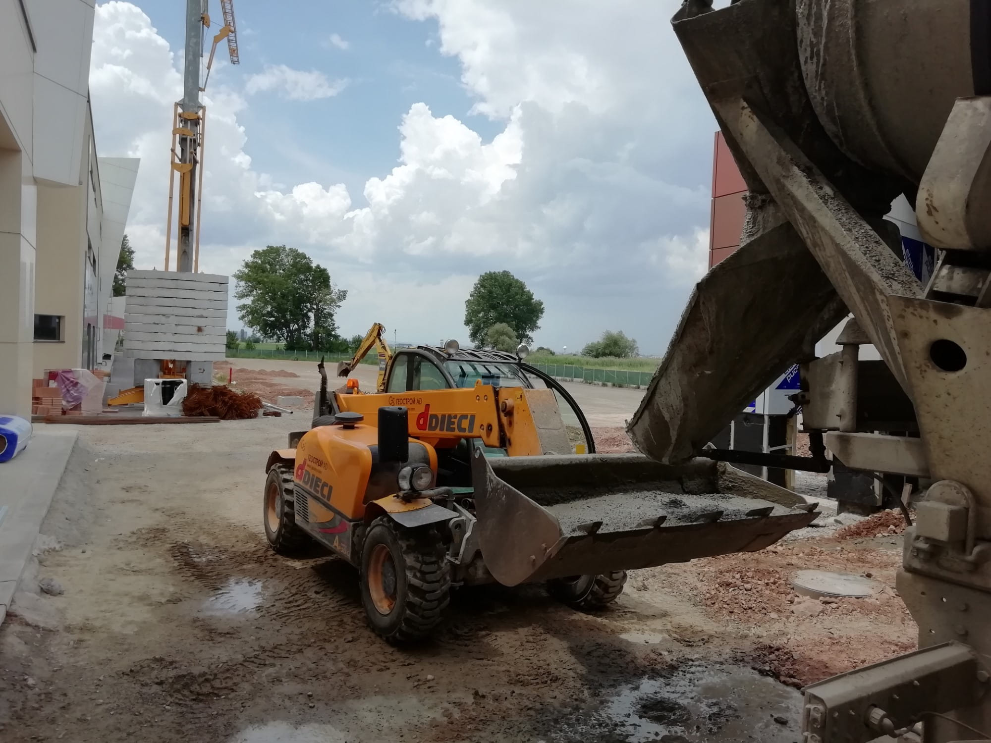 Изливане на бетон